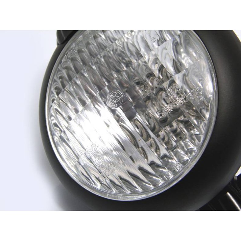 4.75" Bates Style lack Headlight with Bottom Mount