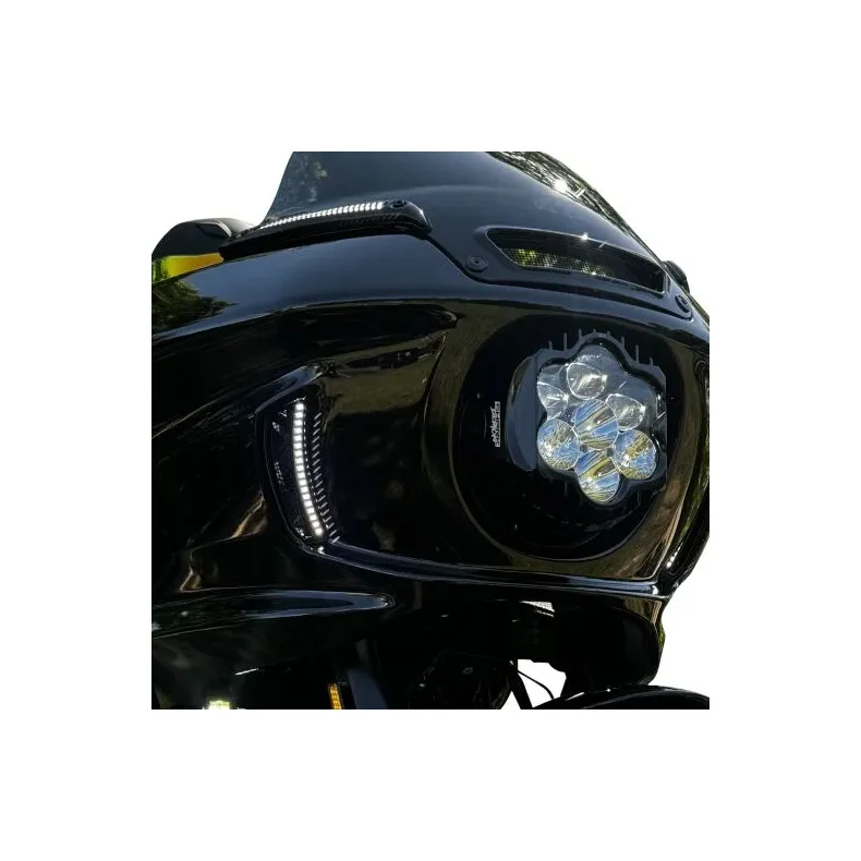 CUSTOM DYNAMICS ECE COMPLIANT SHARK DEMON 2 LED HEADLIGHT FOR LOW RIDER ST