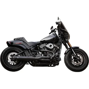 S&S CYCLE EXHAUST 2-1 SUPERSTREET RACE - SOFTAIL M8 18-UP - BLACK