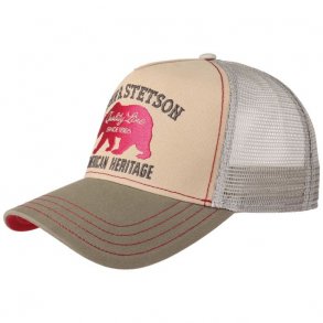 STETSON - JBS-BEAR TRUCKER CAP BEIGE