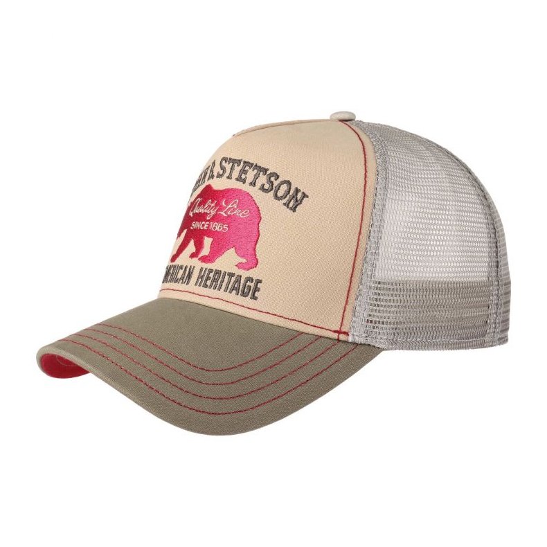 STETSON - JBS-BEAR TRUCKER CAP BEIGE