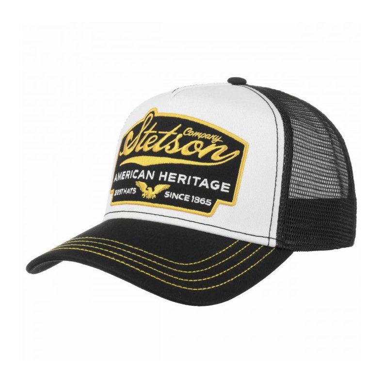 STETSON - AMERICAN HERITAGE TRUCKER CAP BLACK