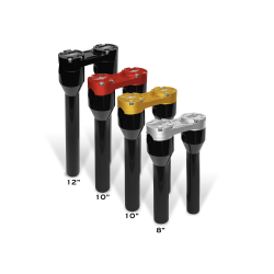 HEINZ BIKES RISER CS LIGE, til 1" styr i farve Sort/sort eller  alu/alu