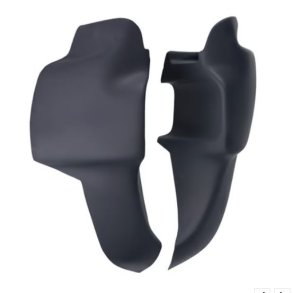 Dyna lower fairing set. Unpainted. 93-17 Dyna 