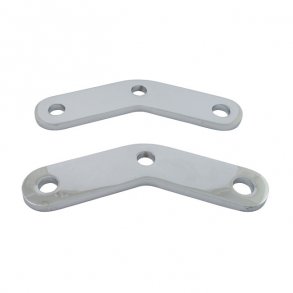 SOFTAIL PASSENGER PEG RISER BRACKETS CHROME  Fits: > 84-99 SOFTAIL (EXCL. FXSTD)