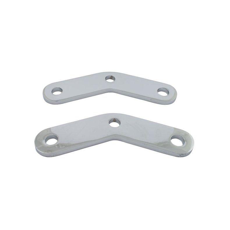 SOFTAIL PASSENGER PEG RISER BRACKETS CHROME  Fits: > 84-99 SOFTAIL (EXCL. FXSTD)