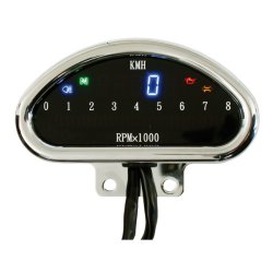 ELECTRONIC CNC ALUMINUM SPEEDOMETER (KMH) CHROME