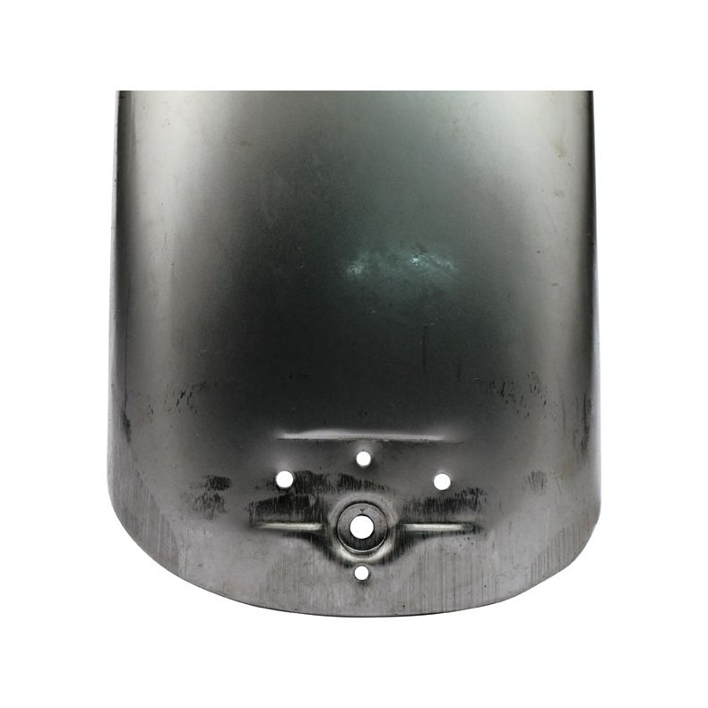 FL FRONT FENDER RAW STEEL; REPRODUCTION; WITH TRIM HOLES &amp; FENDER TIP INDENT  Fits: > 54-84 FL 
