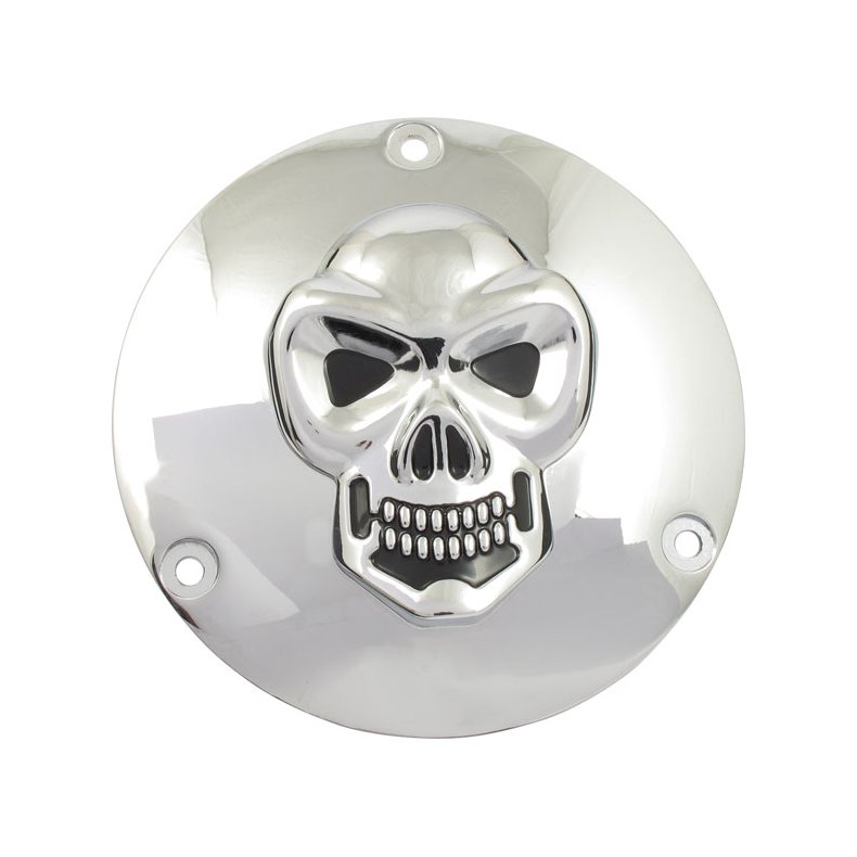 SKULL DERBY COVER 3-HOLE 70-98 Big Twin 
