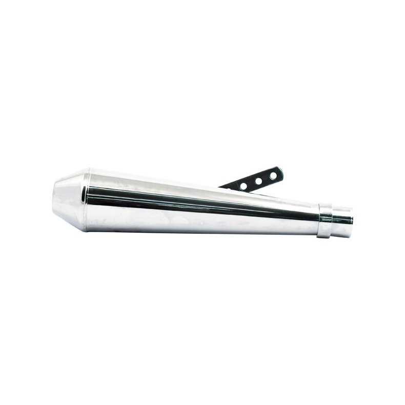 MEGATON UNIVERSAL MUFFLER 18" LONG CHROME