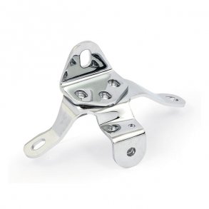 STEEL TOP ENGINE MOUNT CHROME  Fits: > 06-17 SOFTAIL (EXCL. CARB MODELS; FXS/B; 2014 FLSTN, FLSTF).