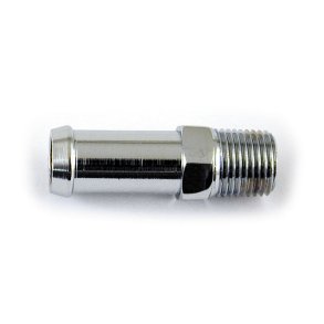 OIL LINE FITTING, STRAIGHT. CHROME 1/8