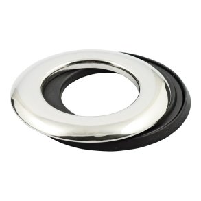 Paint protector trim ring, fuel tank Polished stainless. 