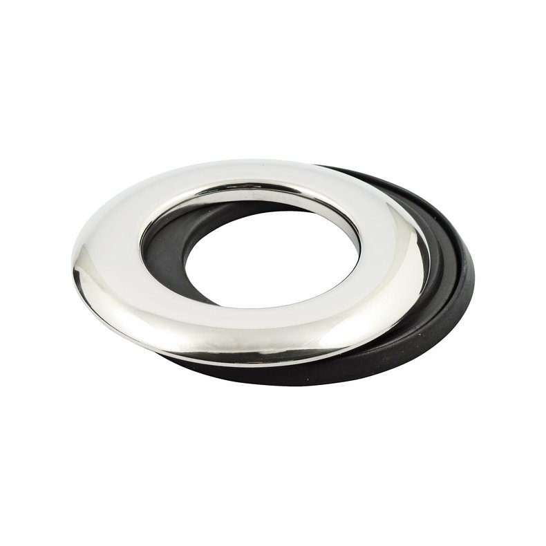 Paint protector trim ring, fuel tank Polished stainless. 