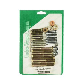 GW, COMPLETE ROCKER BOX MOUNT KIT. ZINC 84-99 Evo B.T.; 86-03 XL (NU)