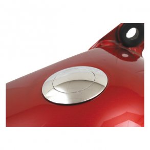 GASCAP -POP-UP- VENTED CHROME; 60MM DIAMETER Fits: > 83-95 H-D(NU)