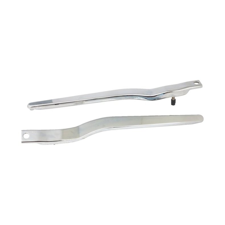 58-84 FL fender struts. Smooth. Chrome