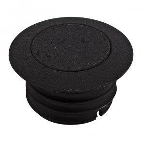 GASCAP -POP-UP- BLACK WRINKLE NON-VENTED; 60MM DIAMETER Fits: > 83-95 H-D(NU)