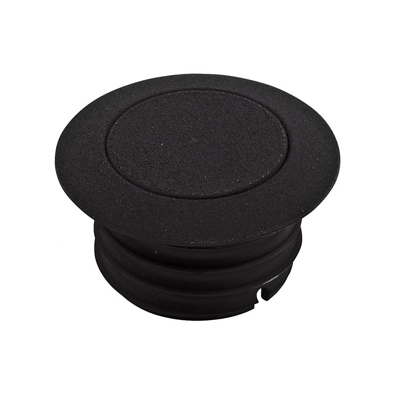 GASCAP -POP-UP- BLACK WRINKLE NON-VENTED; 60MM DIAMETER Fits: > 83-95 H-D(NU)