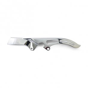 SHORTY UPPER BELT GUARD CHROME; FITS 1,25