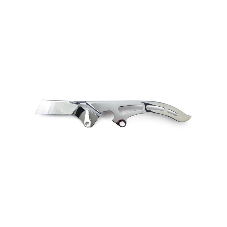 SHORTY UPPER BELT GUARD CHROME; FITS 1,25" &amp; 1,50" WIDE BELTS  Fits: > 86-06 SOFTAIL