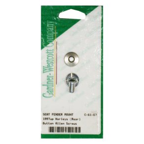 GARDNER-WESTCOTT, SEAT TO FENDER MOUNT KIT. 1/4-20 Chrome 97-21 H-D