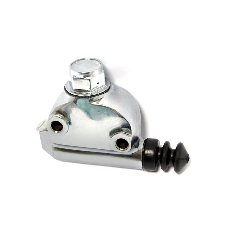Wagner-lockheed rear master cylinder. Chrome Polished chrome.58-72 FL; 71-72 FX