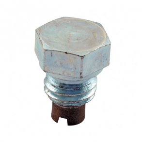 TIMING AND DRAIN PLUG HEX; ZINC; 1/2