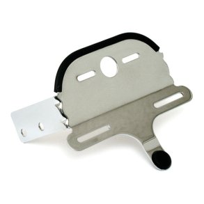 CUSTOM FAT BOB TAILLIGHT BRACKET. CHROME. 7