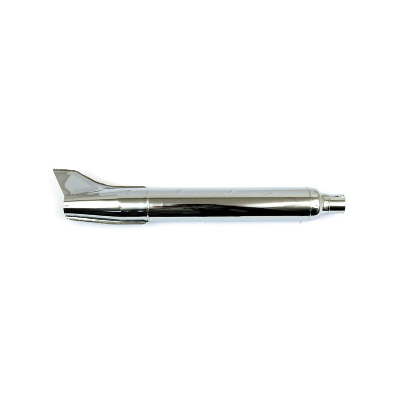 58-66 OEM style Rocket Fishtail muffler CHROME 