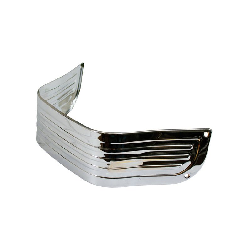 LOWER FRONT FENDER TRIM, RIBBED Fits: > 49-85 FL, FLT