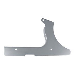OWER REAR BELT GUARD. LOUVERED, CHROME 86-99 SOFTAIL