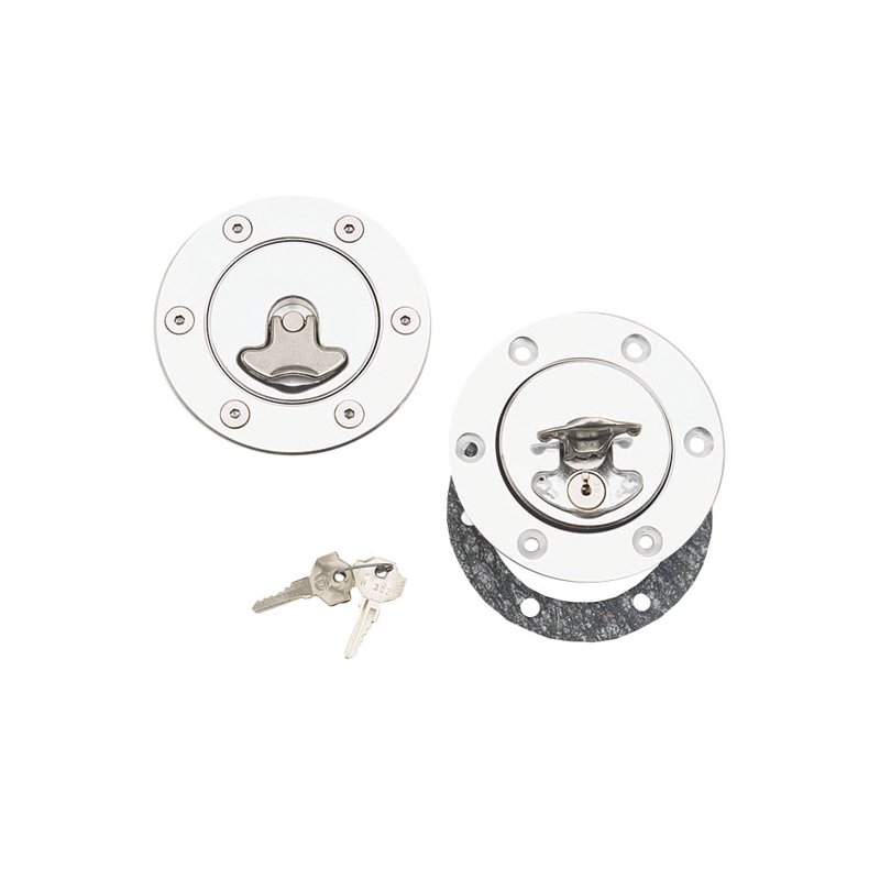 Bolt-in aero filler set, vent &amp; no-vent, lock Chrome plated.