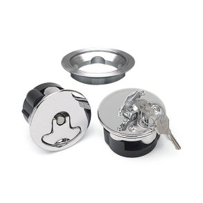 Fly dksel st. Weld-in aero filler set Chrome plated;