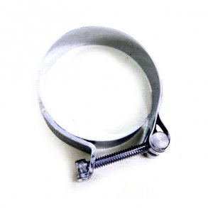 INTAKE CLAMPS, O-RING TYPE CHROME, PHILIPS SCREW  Fits: > 55-E78 B.T., XL(NU)
