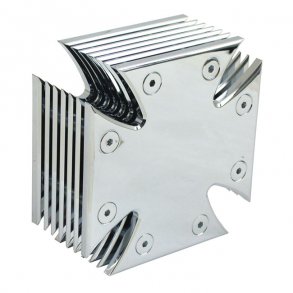 AIRCLEANER, MALTESE CROSS. BILLET