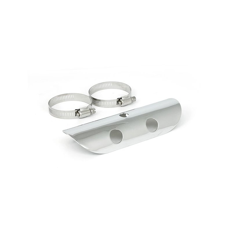 Varmeskjold med huller, passer op til 2 1/4" rr