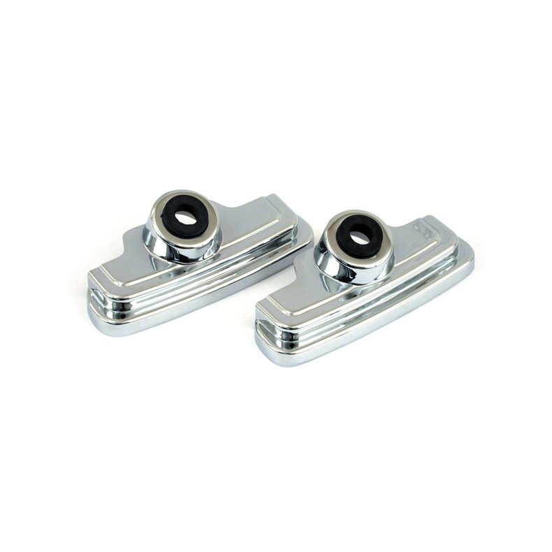 EVO XL SPARK PLUG &amp; HEAD BOLT COVER KIT. CHROME 