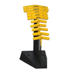 BONDHUS, T-HANDLE ALLEN WRENCH SET. Kommer med kuglehoved.