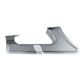 LOWER REAR BELT GUARD. CHROME. For use with 70t pulley.  Fits: > 85-94 FXR, FLT,