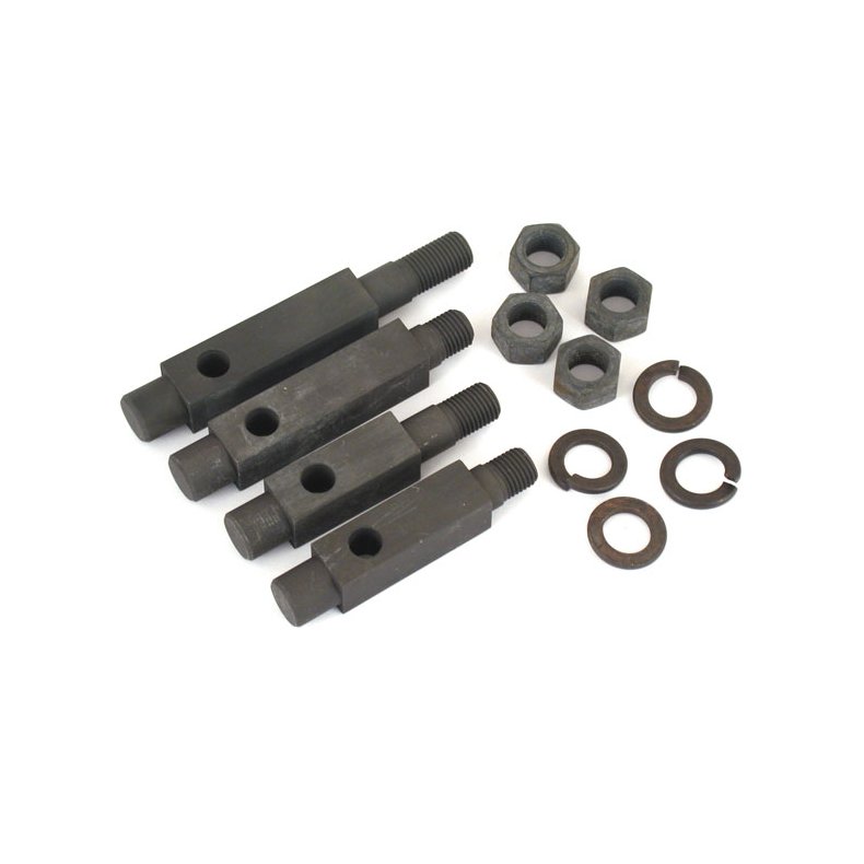 FLOORBOARD STUD SET BLACK PARKERIZED  Fits: > 45" WL SIDEVALVE