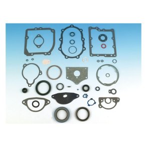 James, 4-speed transmission gasket & seal kit 36-86 4-speed Big Twin