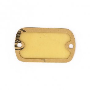 GASKET, H/B MASTER CYL. COVER 64MM WIDE, 36MM HIGH  Fits: > 72-81 B.T.; 73-81 XL
