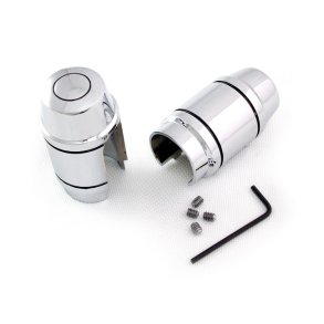 SHOCK STUD COVER KIT. CHROME Chrome steel replacement covers.  Fits: > 91-99 FXD