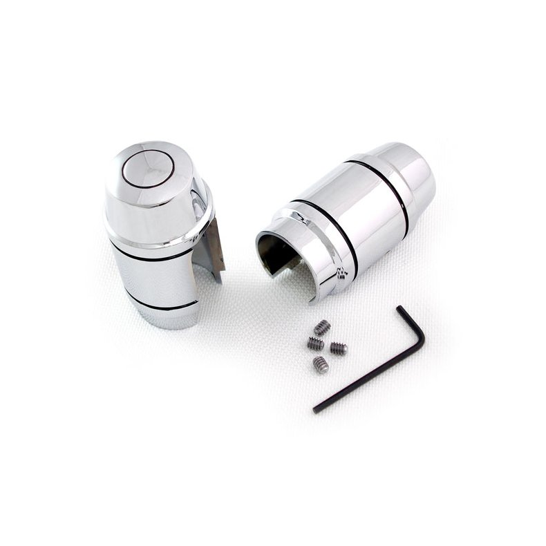 SHOCK STUD COVER KIT. CHROME Chrome steel replacement covers.  Fits: > 91-99 FXD