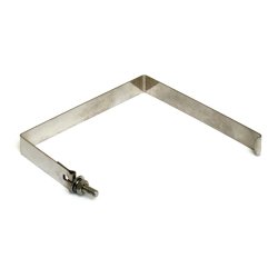 BATTERY HOLD DOWN STRAP CHROME; STAINLESS STEEL  Fits: > 70-78 FX, XLCH(NU) (KICKSTART MODELS ONLY)