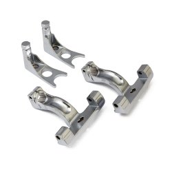 PASSENGER FOOTPEG MOUNT BRACKET SET, 00-17 SOFTAIL