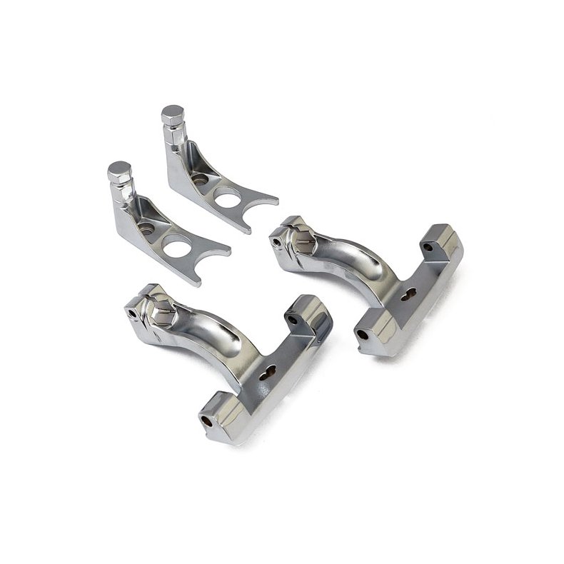 PASSENGER FOOTPEG MOUNT BRACKET SET, 00-17 SOFTAIL