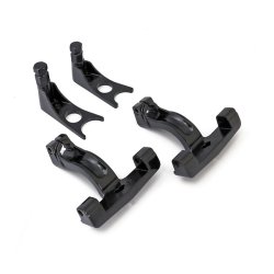 PASSENGER FOOTPEG MOUNT BRACKET SET, 00-17 SOFTAIL