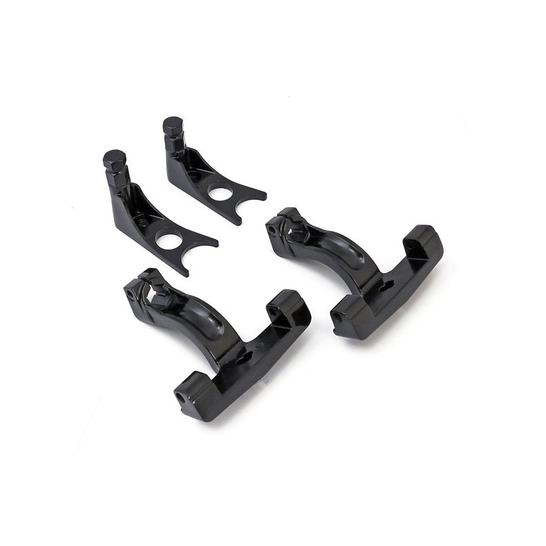 PASSENGER FOOTPEG MOUNT BRACKET SET, 00-17 SOFTAIL